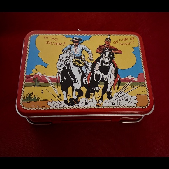 Mini LONE RANGER Lunch Box (2 Sided) Ornament - Picture 3 of 5